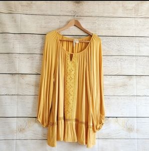 Forgotten Grace Long Sleeve Peasant Blouse 3X